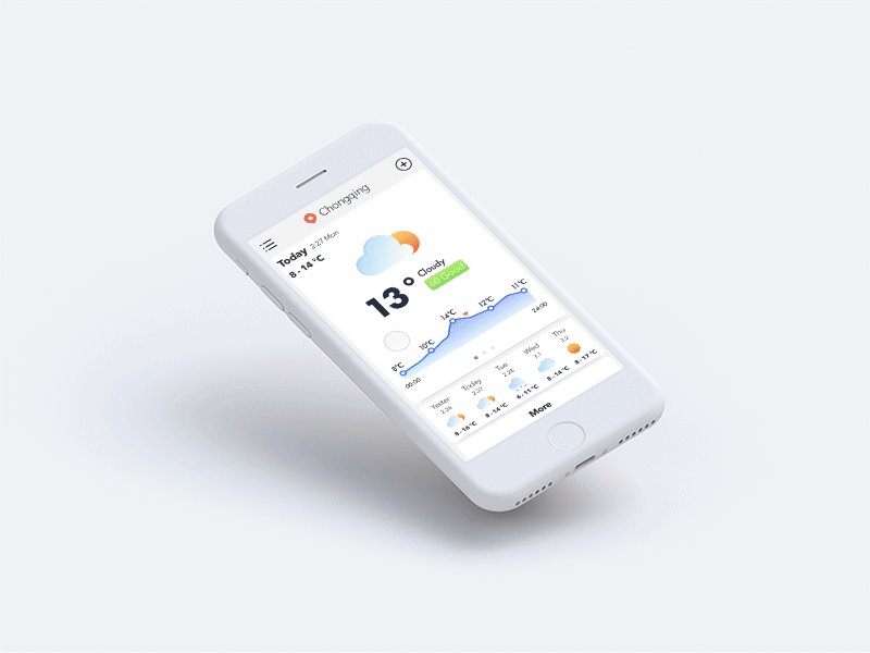 Weather App animation weather