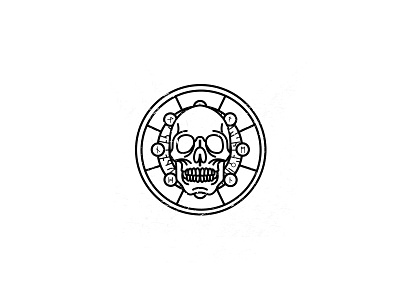 WitchCraft apparel branding logo minimal skull