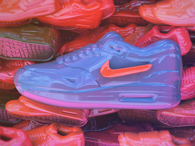 Air Max Gummies 3d air art bubble cinema max maxon nike photoshop shoe stylized swoosh