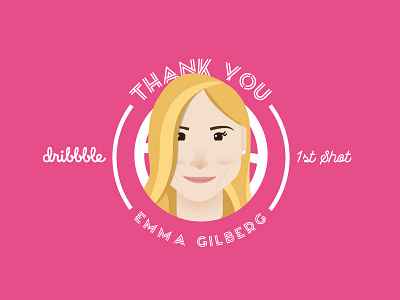 1st Shot - Thanks to Emma Gilberg first shot hello dribbble