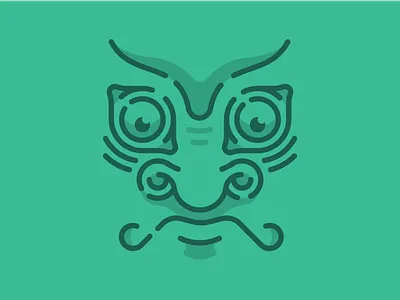 Dragon head? art dragon head line monochromatic