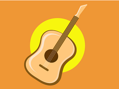 Guitar guitar music vector