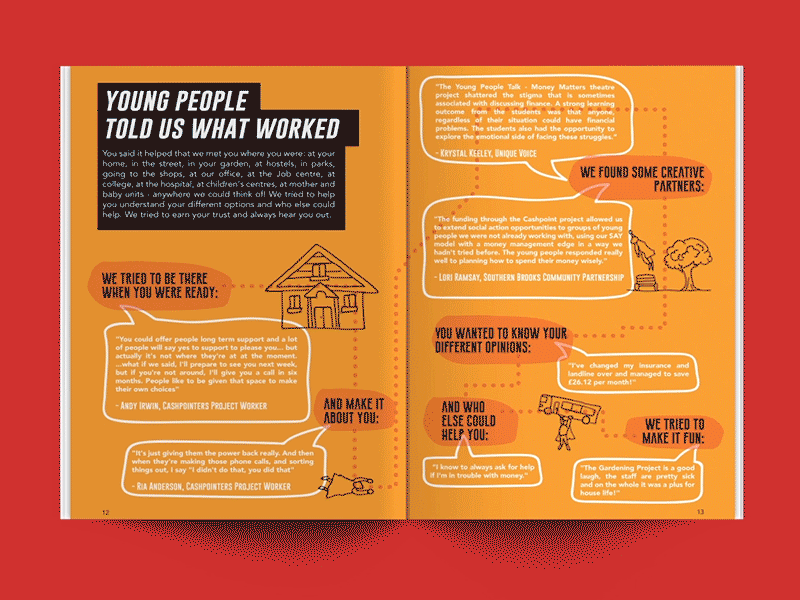 1625 Independent People Cashpointers Report Publication graphic design illustration infographic