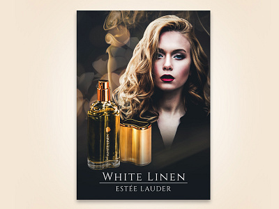 Perfume Advertisement Concept advertisement advertisement design poster poster design typography visual design