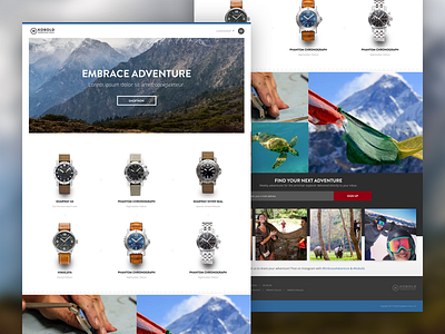Kobold Redesign commerce home homepage kobold landingpage product sketch watch
