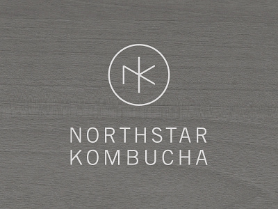 Northstar Kombucha k kombucha monogram n