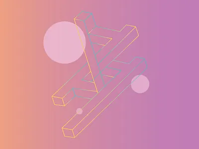 Fall Asleep Now blue branding colors geometric gradient illustration lighting orange pink shape shapes soft