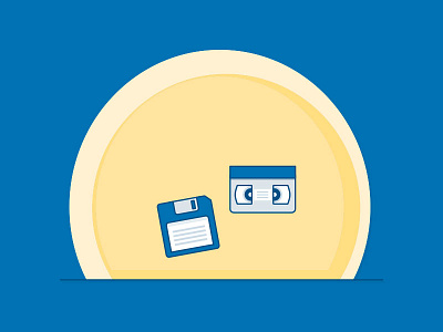 Atlassian Animation animation floppy disk icon design icons illustration illustrator vhs