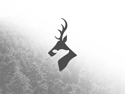 Stag & Doe animal brand branding deer doe graphic design illustration logo michigan negative space stag symbol
