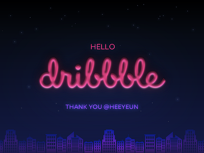 Dribbble First Shot