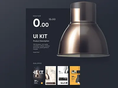 Free Hektar UI Kit free ikea iphone kit ui ux