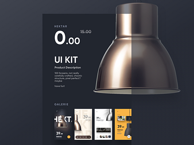 Free Hektar UI Kit free ikea iphone kit ui ux