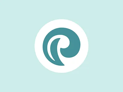 P letter logo mark monogram p symbol typography