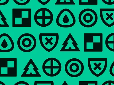 Patterning advencher icons pattern vector