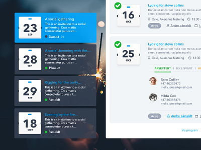 Mobilise event management system personnel tracking task assigning