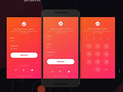 To-Do, Reminder App app conceptual reminder to do