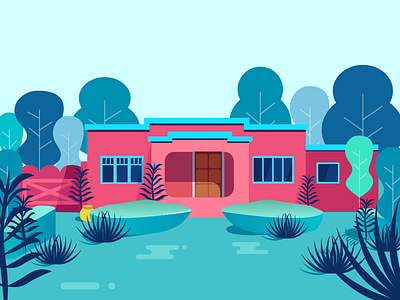 house illustration graphic house illustration ui