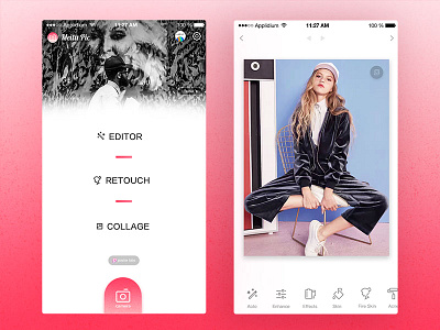 MEITU PIC REDESIGN ui