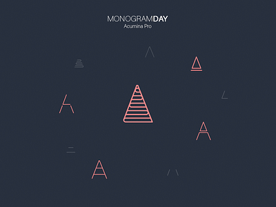 Monogram day 21/31 a letter have fun monogram day