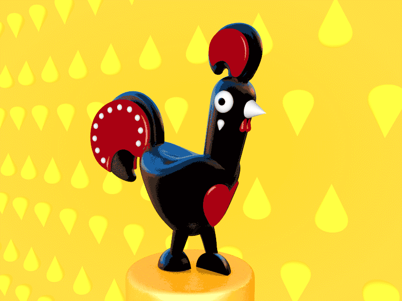 PERI-PERI moves 3d c4d chicken cinema4d cycle dance loop nandos peri peri walk