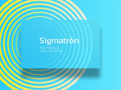 Sigmatron WIP brand branding clean gradient logo modern sport tech tecno wip