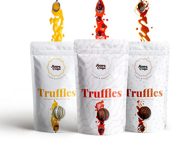 HAPPY CREPE Branding & Packaging design branding packaging