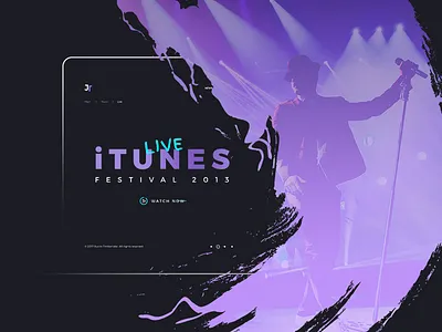 Justin Timberlake clean design flat grid menu music navigation site typography ui ux web