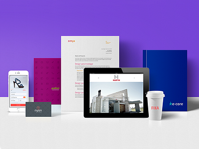 Personal Portfolio app branding graphic design portfolio stationary website