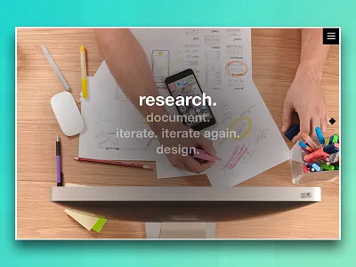 Portfolio Redesign - Homepage | hover state candidate design homepage hover portfolio ui ux