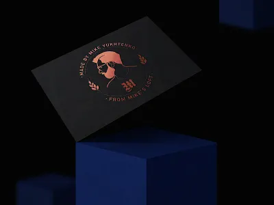 Mike's Loft Stamp #1 branding graphic design illustration logo maicle personal stamp