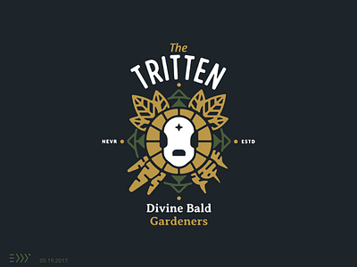 Tritten Family badge draplin eddy family food garden heritage natural nature old plant skillshare