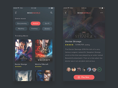 Movie App Design