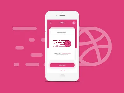 Hello Dribbble ! debut design dribbble first shot ui