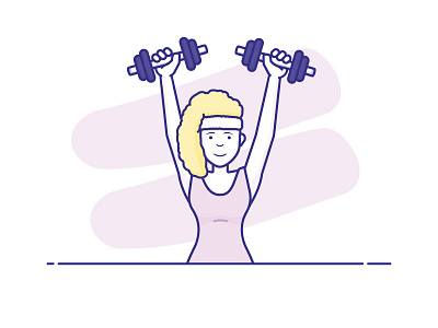 80's woman working out 80s dumbbell eighties girl lady woman workout