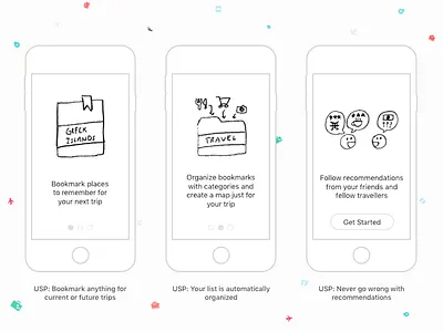 Greenbook Onboarding Flow & UI clean interface ios iphone minimal mobile onboarding signup travel ui user experience ux