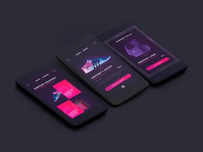 Shot of the day aab adidas app apple card cart e commerce mobile mockup nike shop