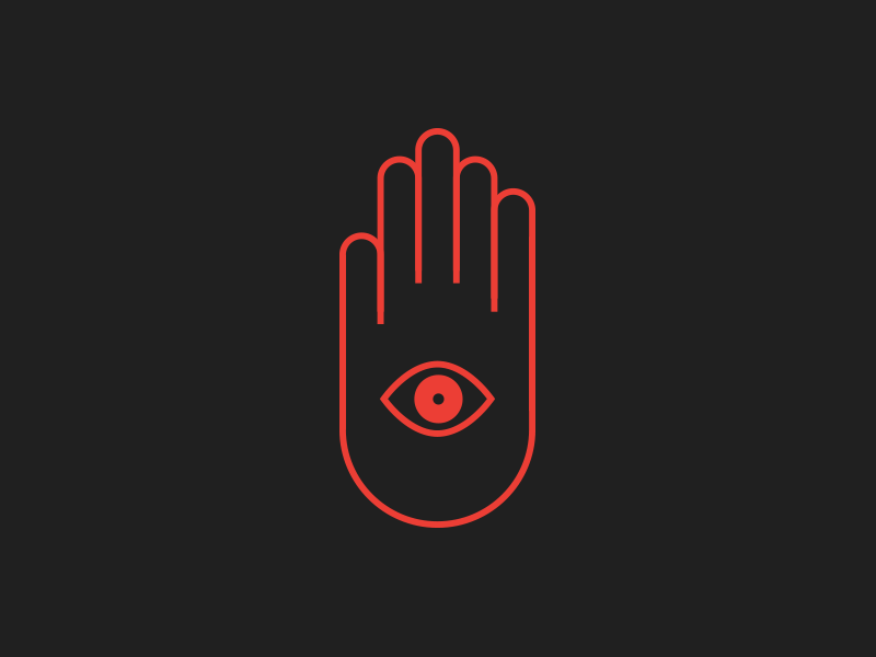 Eye Exploration black blinking design eye illustration red