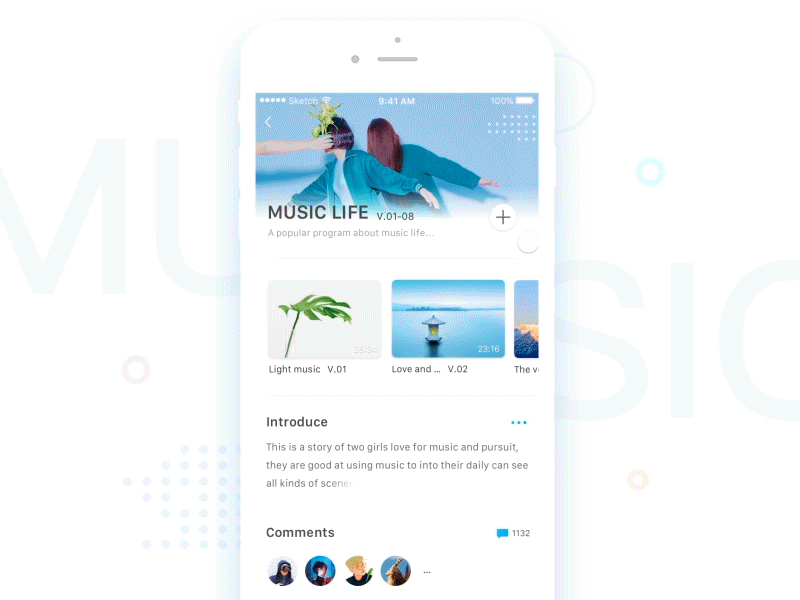 Video subscription ae animation media ui ux video