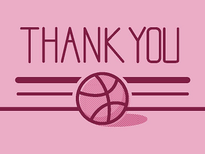 Thank You!!! adobe illustrator card dribbble thank you vector