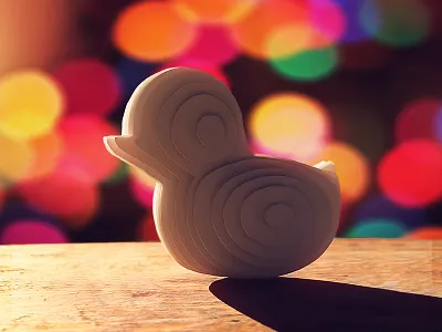 161224b bokeh duck lights paper translucent