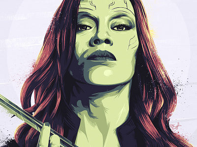 Gamora comics drawing gamora guardians of the galaxy illustration marvel sci fi