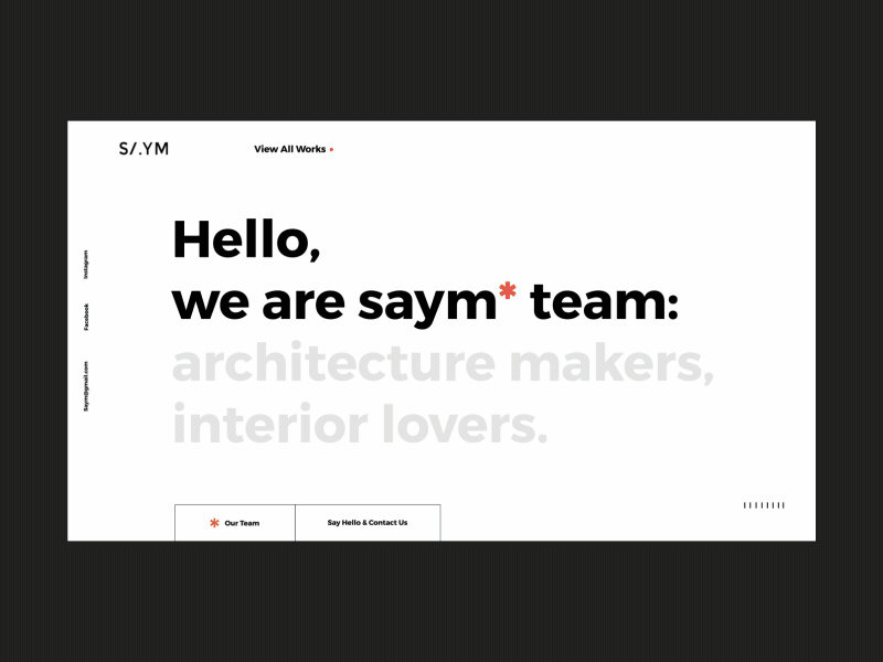 Same homepage anim animation gif homepage image interface portfolio preview same ui ux web