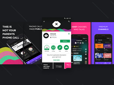 Unmute Play Store android app design google play store ui ui design