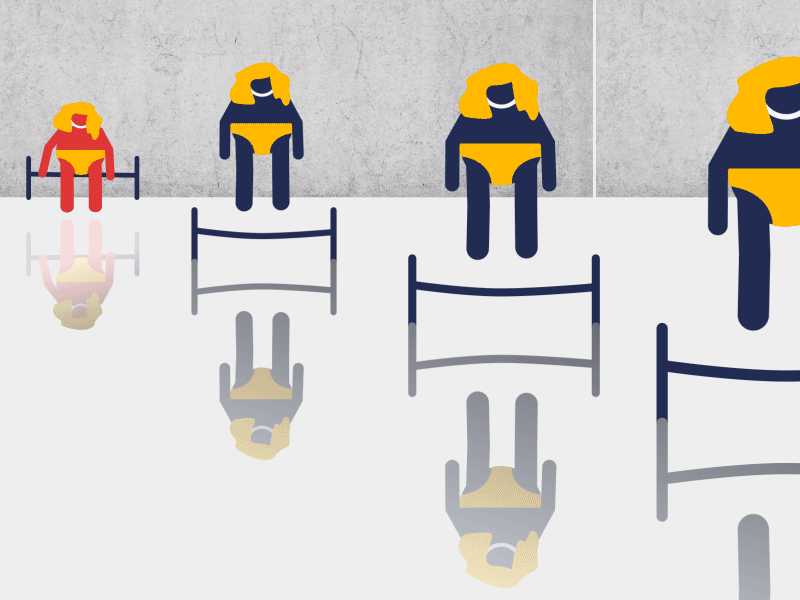 Individualist animation gif jump