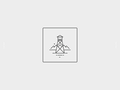 Tufton Outpost branding icon identity illustration vector