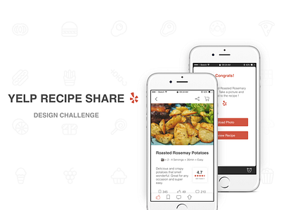 Yelp Design Challenge mobile design product design uxui design yelp
