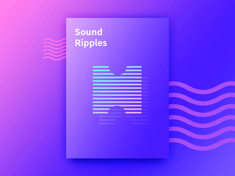 Logo_H brand branding dynamic h icon identity logo mark sound stationary voice wave