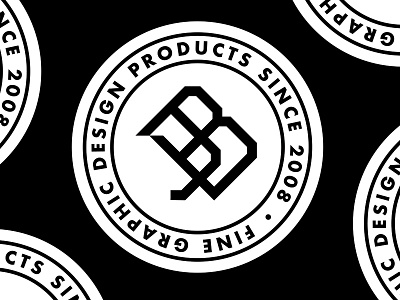 JB Tape from Sticker Mule black circle clean design minimal since sticker tape