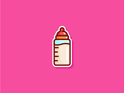 Baby Bottle baby bottle icon illustration vector