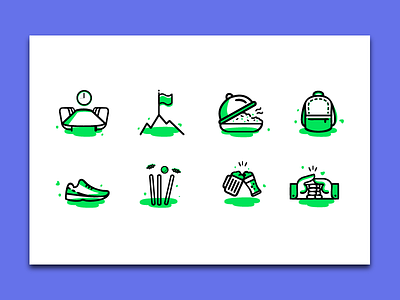 Our Culture - Icons design designer icons illustration lineicons mobile office quirky ui ux webdesign work